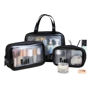 Foto 3 | Estuches De Maquillaje Bolsa Cosmetiquera Set 3 Neceser, Belugnegro