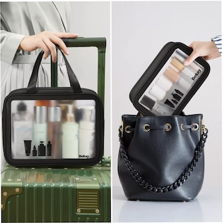 Foto 4 | Estuches De Maquillaje Bolsa Cosmetiquera Set 3 Neceser, Belugnegro