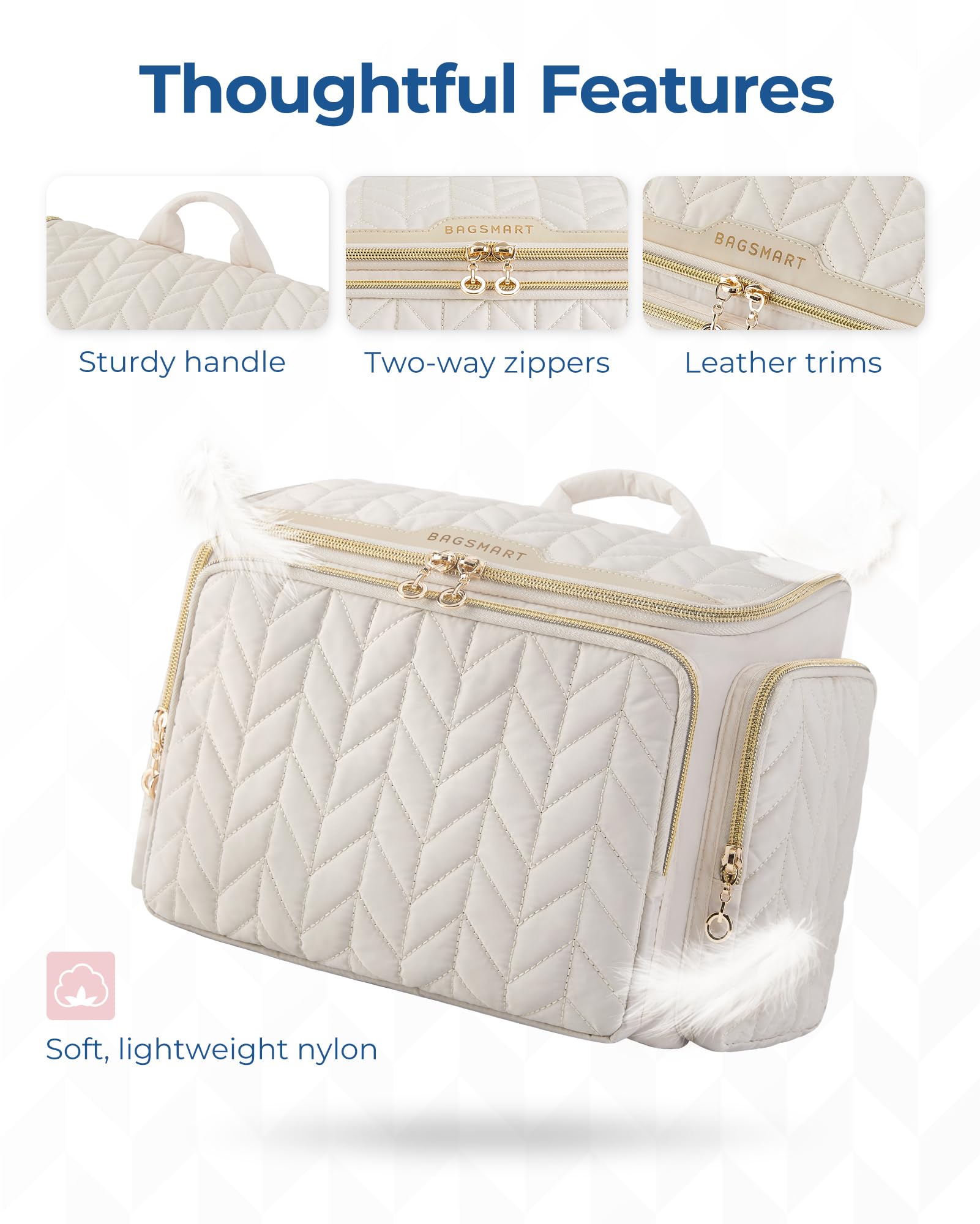 Foto 5 pulgar | Neceser Bagsmart Travel Rosa - Venta Internacional