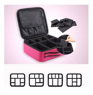 Foto 4 | Estuche Organizador De Maquillaje De Viaje Para Cosméticos, Rosa Chicle