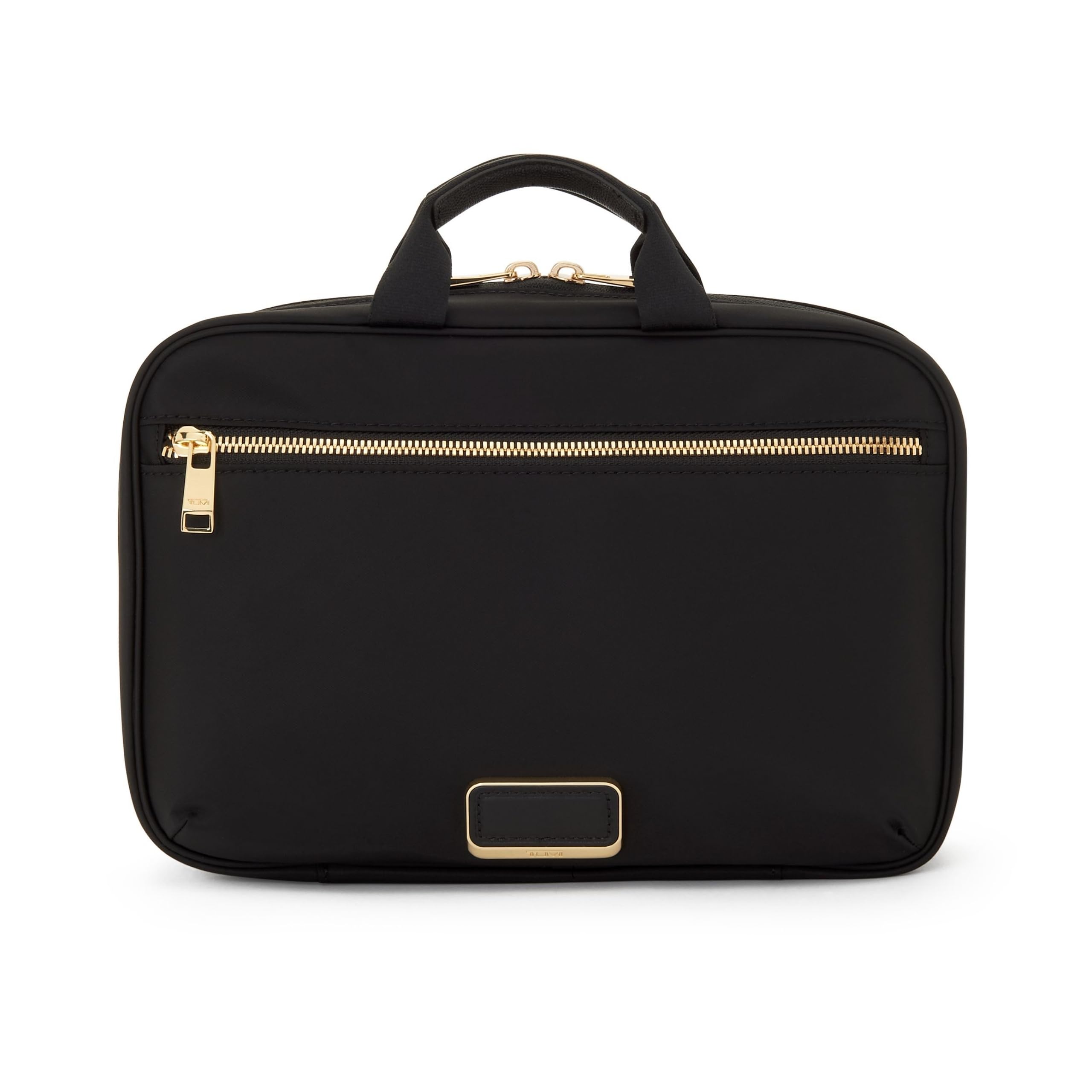 Foto 2 pulgar | Bolsa De Cosméticos Tumi Voyageur Madeline Para Mujer Negra Con Oro Hw - Venta Internacional.
