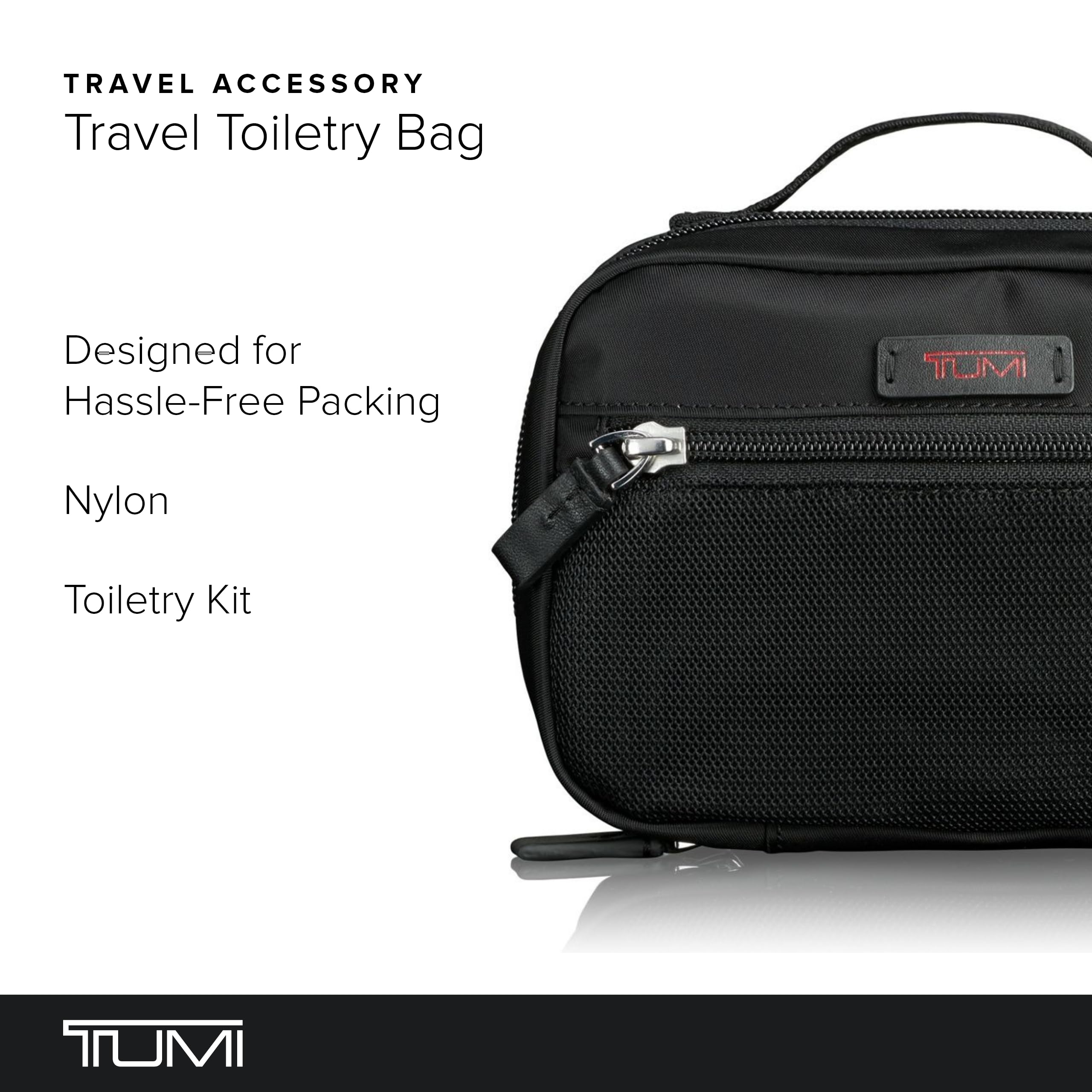 Foto 2 | Funda Organizadora Tumi De Nailon Pequeña Para Accesorios, Funda De Viaje, Color Negro - Venta Internacional.
