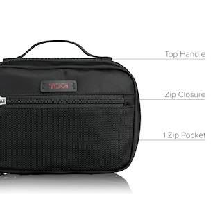 Foto 4 | Funda Organizadora Tumi De Nailon Pequeña Para Accesorios, Funda De Viaje, Color Negro - Venta Internacional.