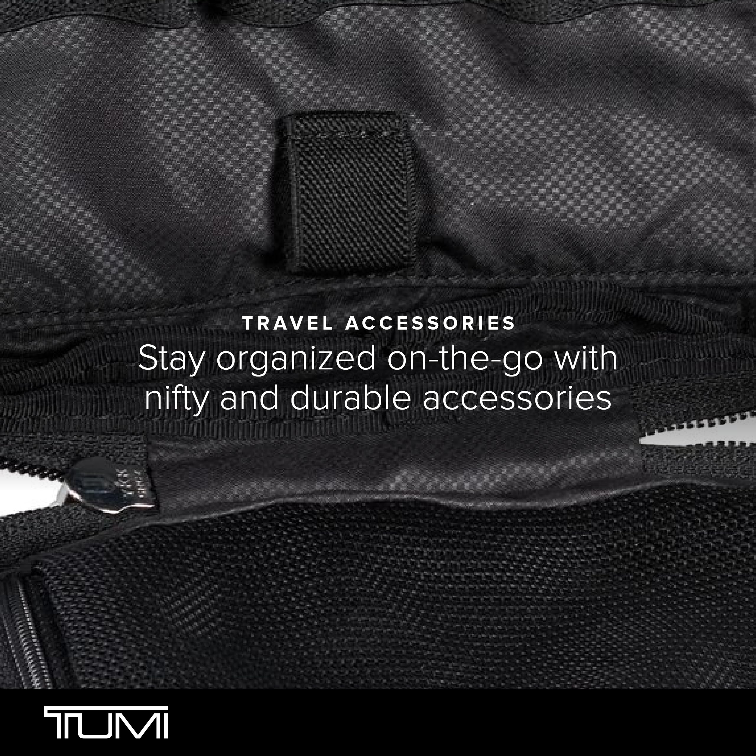 Foto 7 pulgar | Funda Organizadora Tumi De Nailon Pequeña Para Accesorios, Funda De Viaje, Color Negro - Venta Internacional.