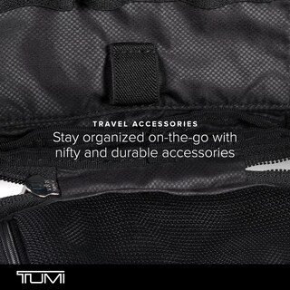 Foto 6 | Funda Organizadora Tumi De Nailon Pequeña Para Accesorios, Funda De Viaje, Color Negro - Venta Internacional.