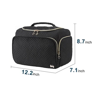 Foto 4 | Cosmetiquera Neceser Belug Organizador De Viaje Portátil Bolsas Negro