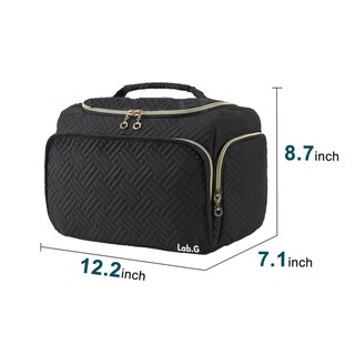 Foto 4 | Cosmetiquera Neceser Lab.g Organizador De Viaje Portátil Bolsas Negro