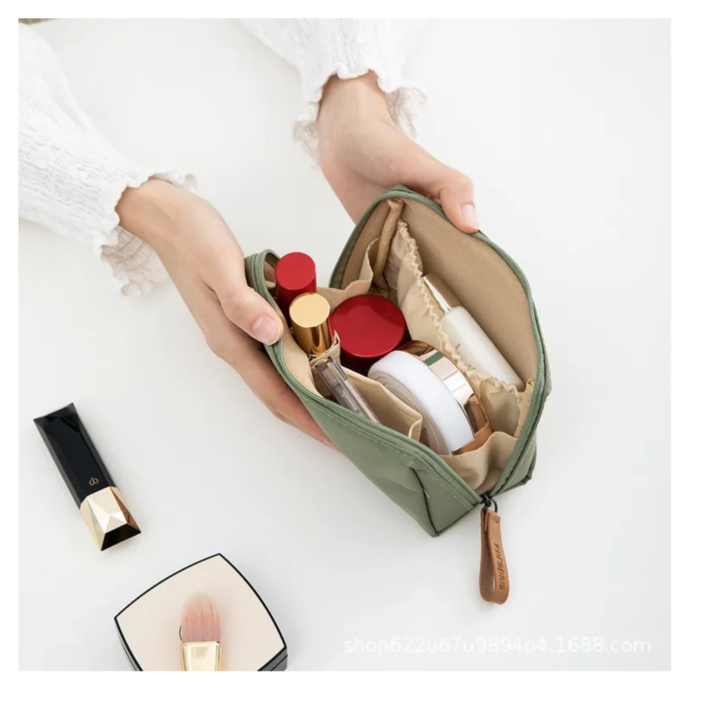 Foto 6 pulgar | Bolsa De Maquillaje De Viaje Para Mujer Con Compartimentos Lab.g,  Verde Olivo