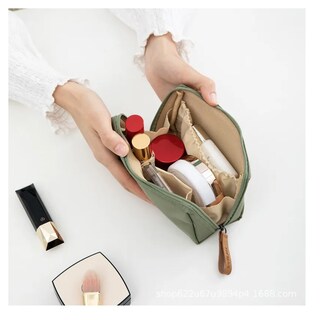 Foto 5 | Bolsa De Maquillaje De Viaje Para Mujer Con Compartimentos Lab.g, Verde Olivo