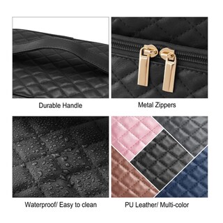 Foto 5 | Estuches De Maquillaje Belug Bolsa Cosmetiquera Set 2 Neceser Negro