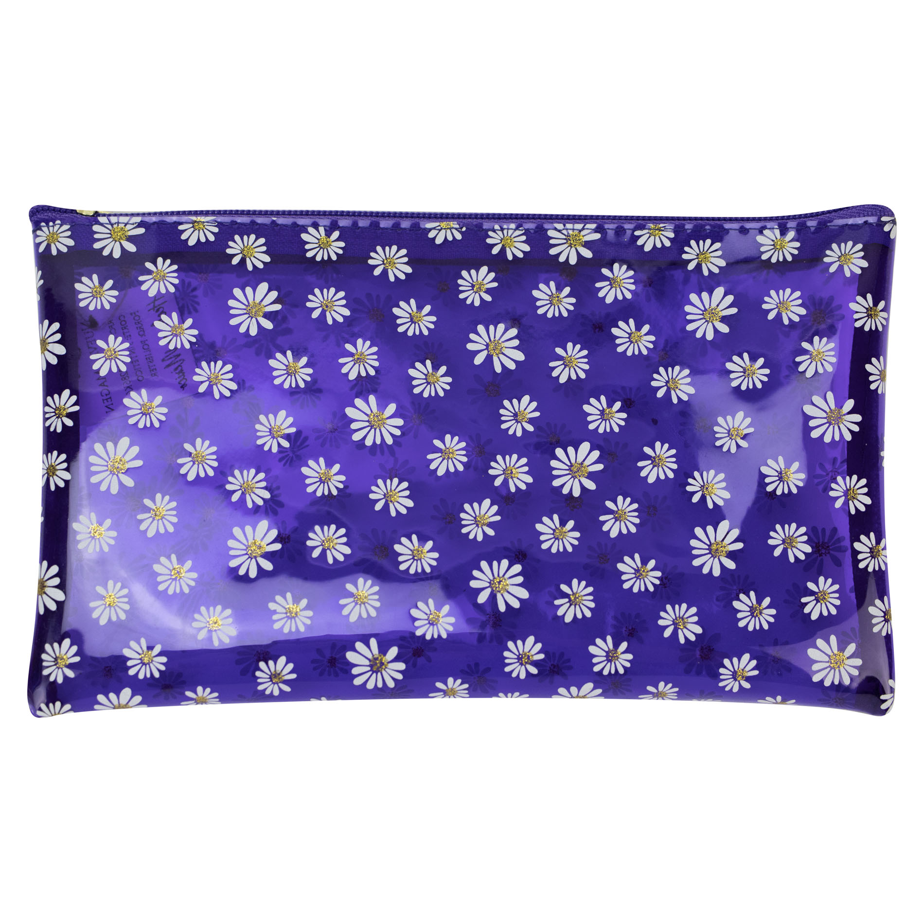 Foto 3 | Cartuchera Para Dama Morado Mica Margaritas Sintetico Layla Nueva Imagen