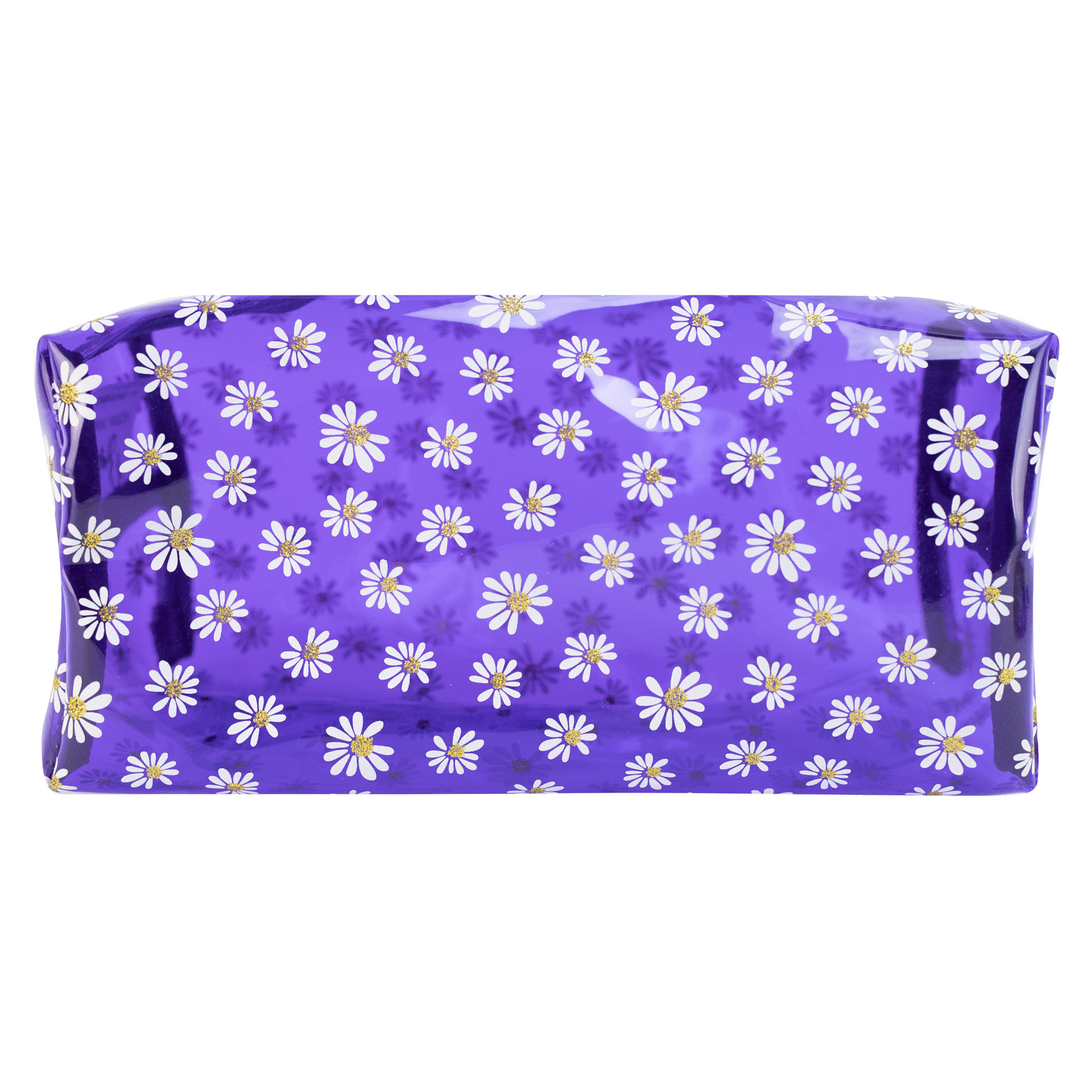 Foto 1 | Neceser Para Dama Morado Mica Margaritas Sintetico Lilia Nueva Imagen
