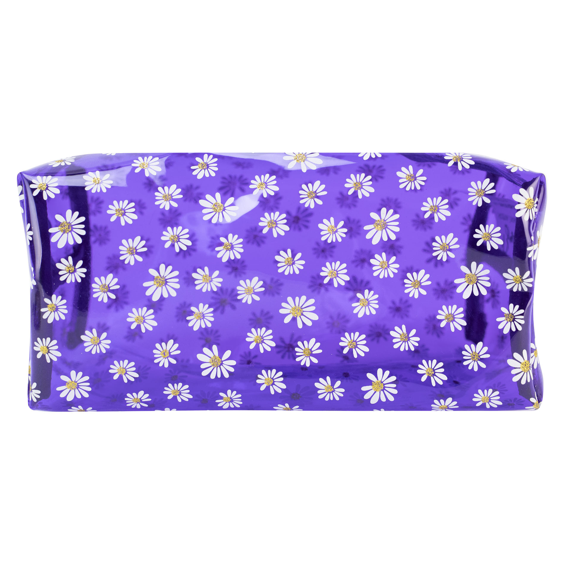 Foto 3 | Neceser Para Dama Morado Mica Margaritas Sintetico Lilia Nueva Imagen