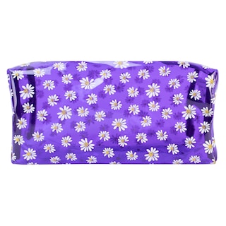 Foto 3 | Neceser Para Dama Morado Mica Margaritas Sintetico Lilia Nueva Imagen