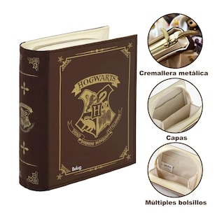 Foto 2 | Cosmetiquera Lapicera Belug De Harry Potter Para Maquillaje Cafe Oscuro