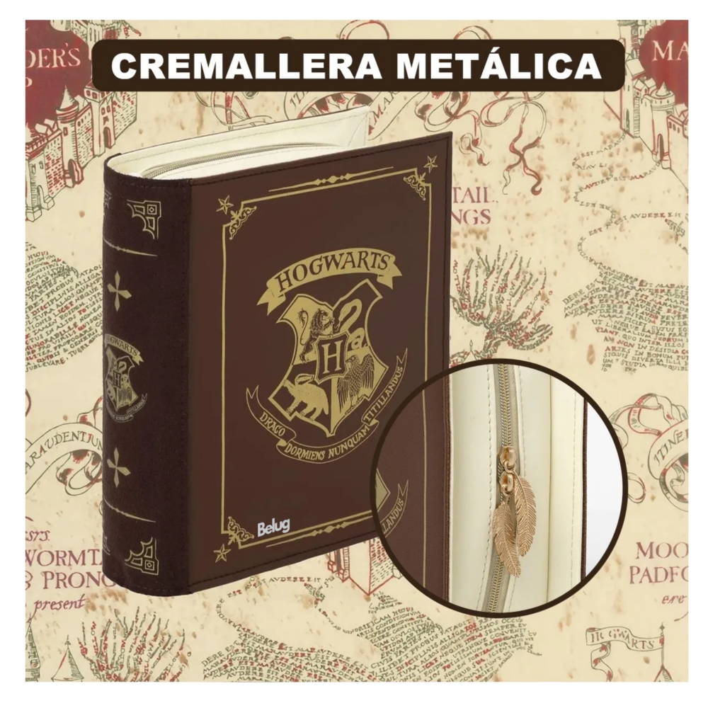 Foto 3 | Cosmetiquera Lapicera Belug De  Harry Potter Para Maquillaje Cafe  Oscuro