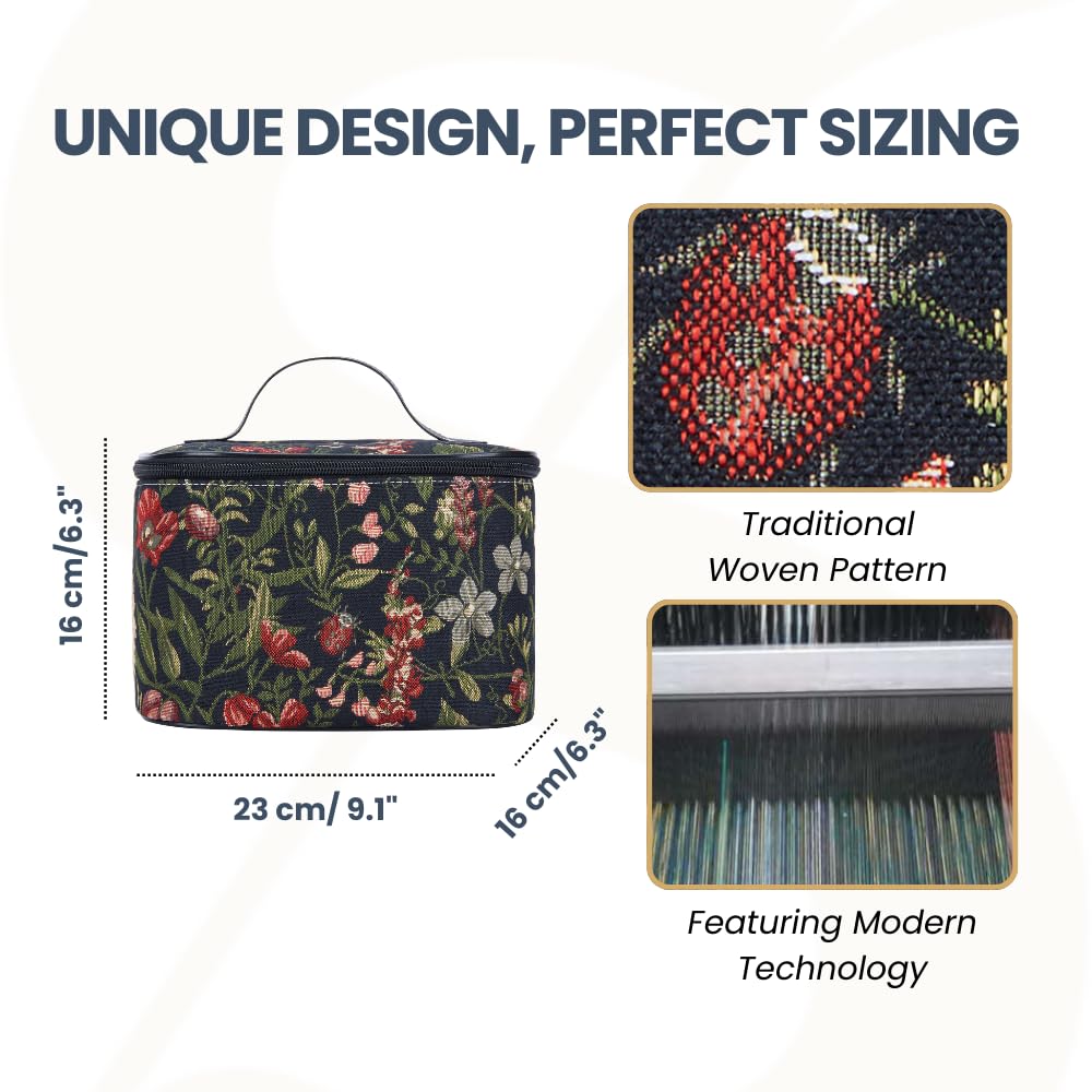 Foto 4 pulgar | Neceser Signare Morning Garden, Diseño Negro, Para Mujer - Venta Internacional.