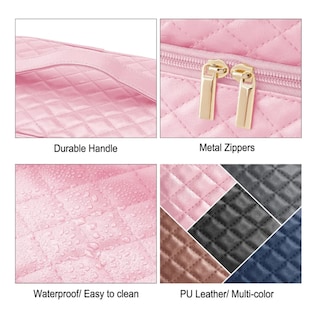 Foto 5 | Estuches De Maquillaje Bolsa Cosmetiquera Set 2 Belug, Rosa