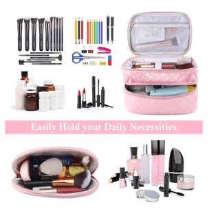 Foto 3 | Estuches De Maquillaje Bolsa Cosmetiquera Set 2 Belug, Rosa