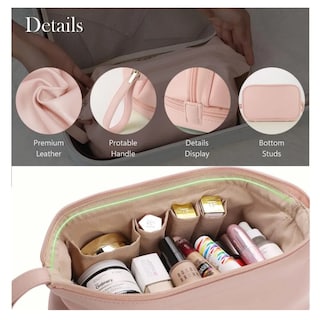 Foto 4 | Neceser Cosmetiquera Profesional Maquilla Impermeable Lab.g, Rosa