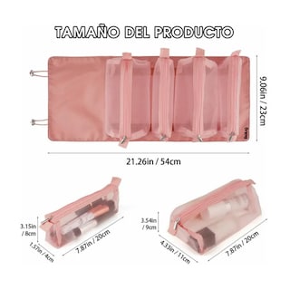 Foto 2 | Neceseres Cosmetiquera Belug Bolsa Organizador De Viaje Portátil Negro
