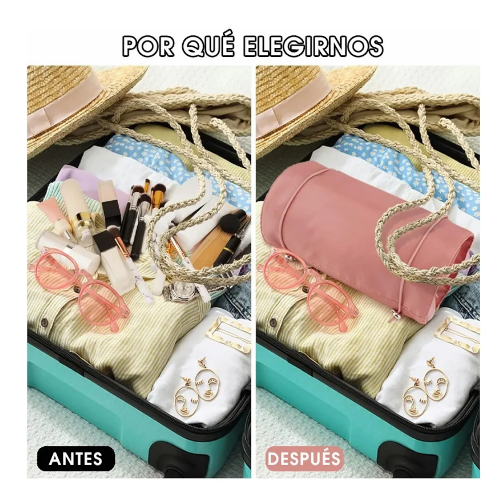 Foto 6 pulgar | Neceseres Cosmetiquera Belug  Bolsa Organizador De Viaje Portátil Negro