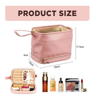 Foto 2 | Neceser Cosmetiquera Profesional Maquilla Impermeable Belug, Rosa