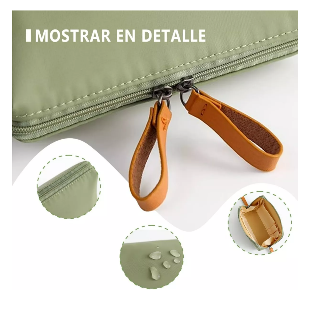 Foto 2 | Bolsa De Maquillaje De Viaje Para Mujer Lab.g, Verde