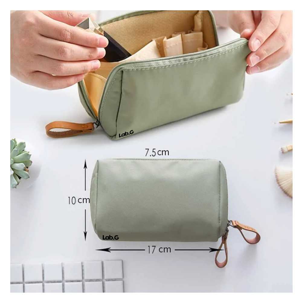 Foto 4 pulgar | Bolsa De Maquillaje De Viaje Para Mujer Lab.g, Verde