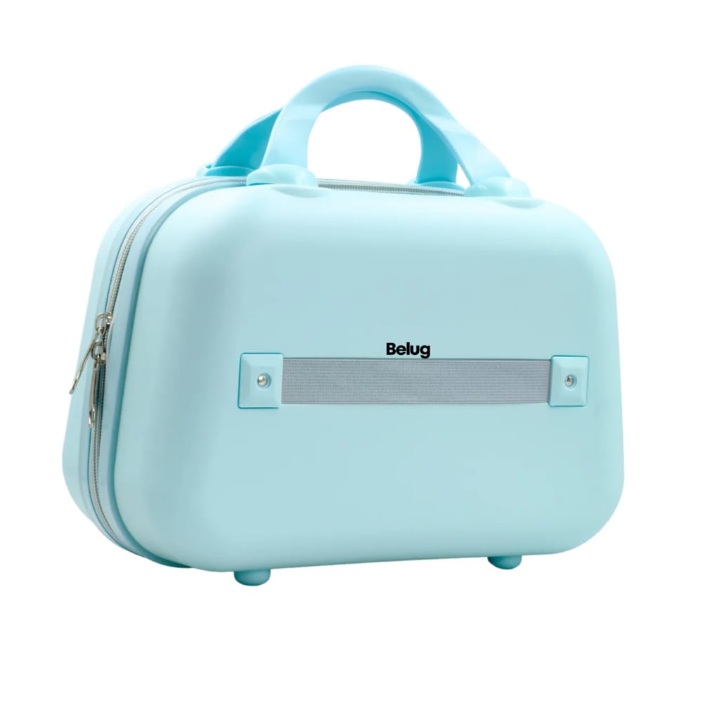 Cosmetiquera Maletín Neceser Chico Belleza Profesional Belug,  Azul Cielo $659