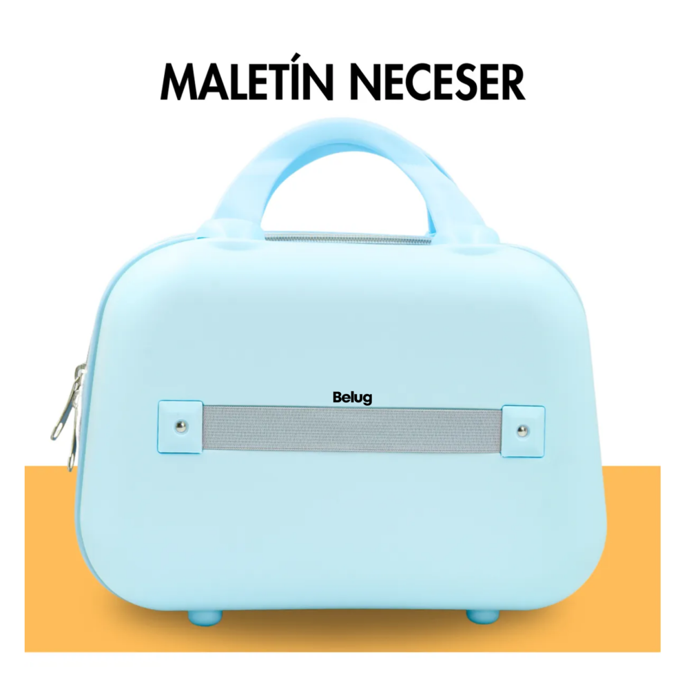 Foto 5 | Cosmetiquera Maletín Neceser Chico Belleza Profesional Belug,  Azul Cielo