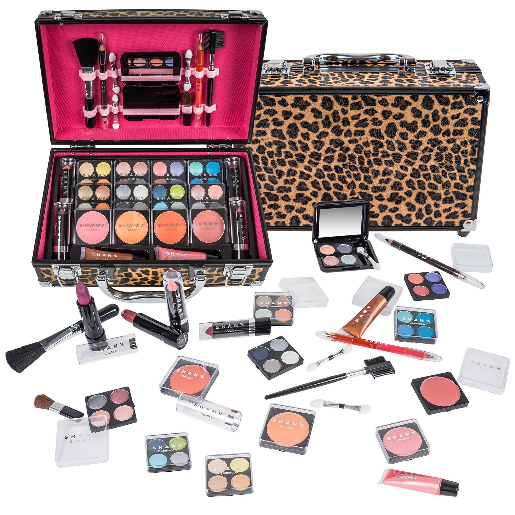 Foto 2 pulgar | Estuche De Maquillaje Shany Carry All Con Set De Maquillaje Profesional Leopard - Venta Internacional.