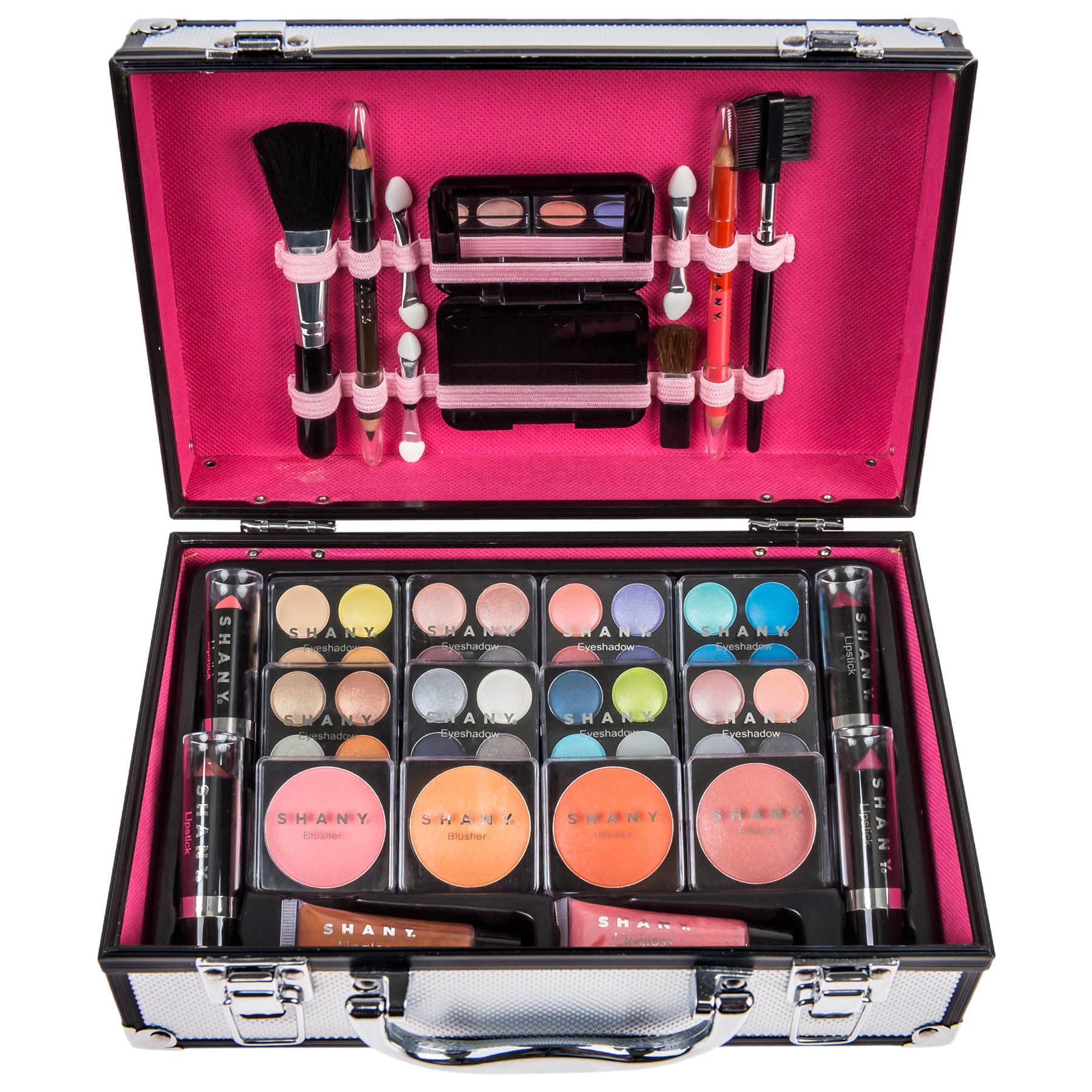 Foto 6 pulgar | Estuche De Maquillaje Shany Carry All Con Set De Maquillaje Profesional Plateado - Venta Internacional.
