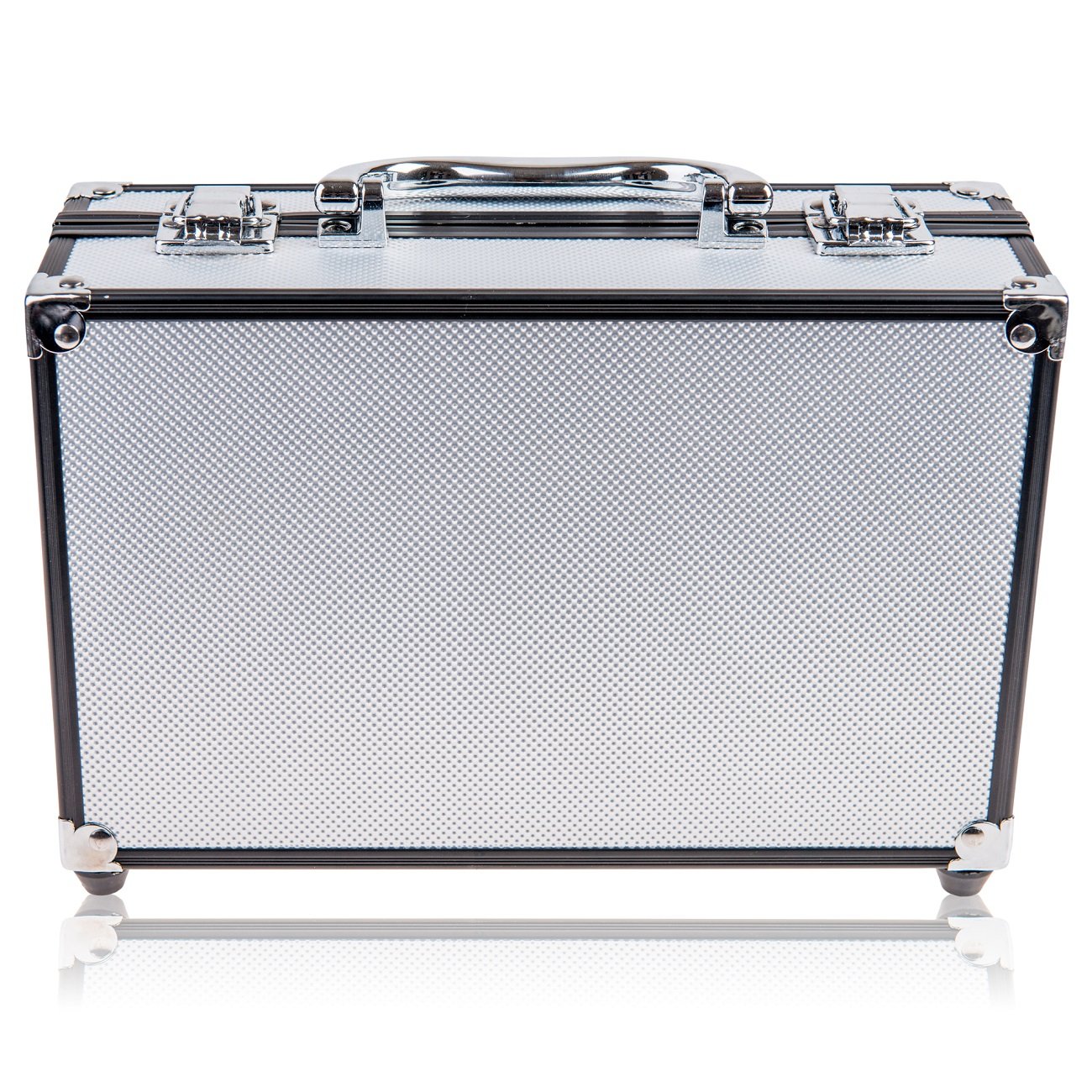 Foto 7 | Estuche De Maquillaje Shany Carry All Con Set De Maquillaje Profesional Plateado - Venta Internacional.