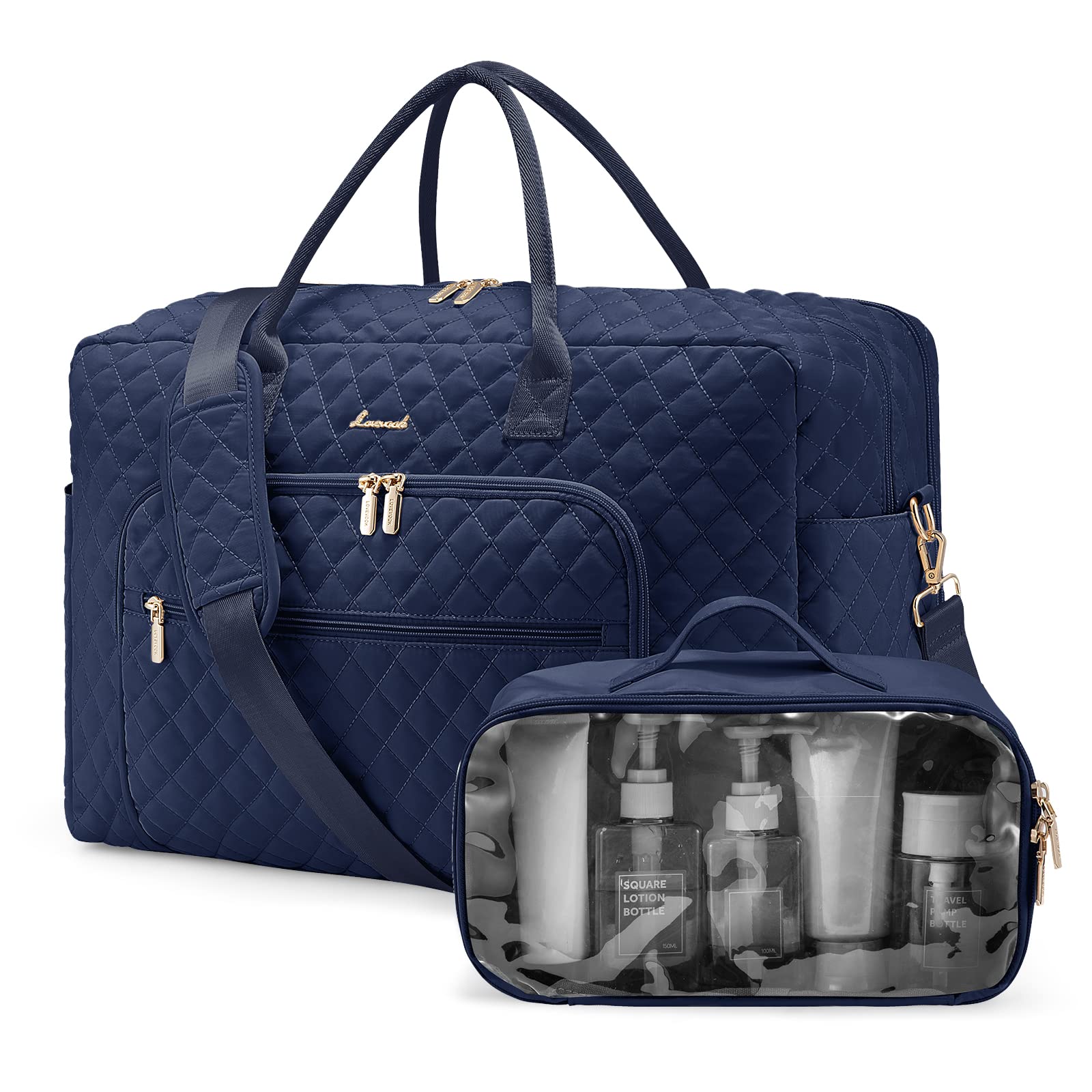 Foto 2 pulgar | Bolsa De Viaje Lovevook Weekender Para Mujer Con Neceser - Venta Internacional.