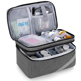 Foto 1 | Bolsa Organizadora Y De Almacenamiento De Medicamentos Trunab Vacía, Gris - Venta Internacional.