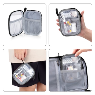Foto 3 | Bolsa Organizadora Y De Almacenamiento De Medicamentos Trunab Vacía, Gris - Venta Internacional.