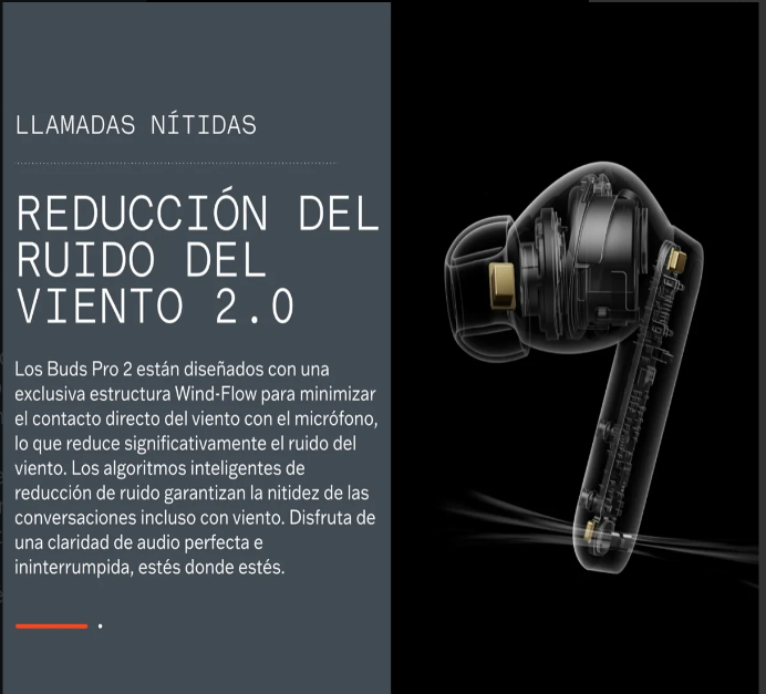 Foto 8 | Auriculares Inalámbricos CMF Buds Pro 2 Orange con Anc y Sonido de Alta Resolución