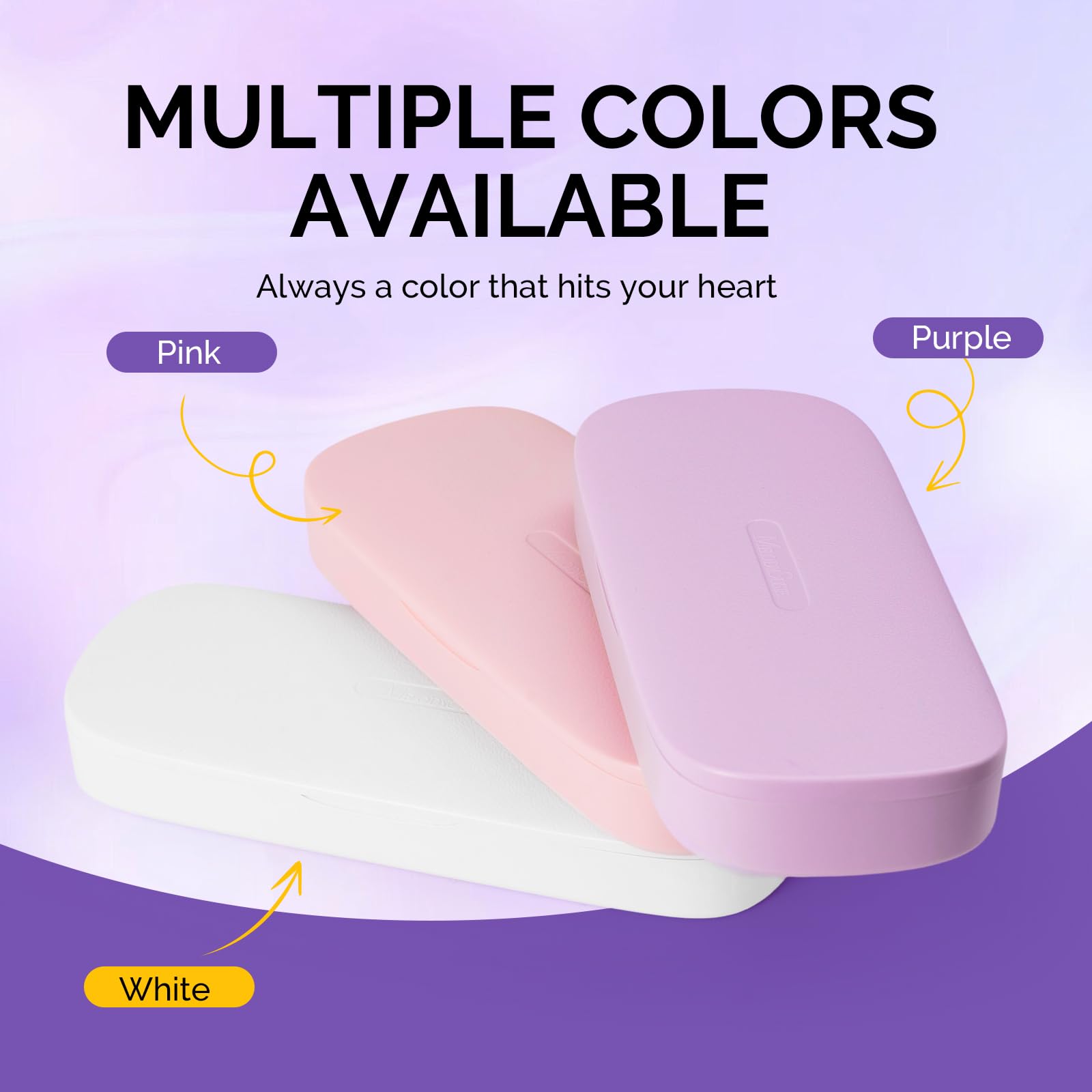 Foto 4 pulgar | Caja De Almacenamiento De Herramientas Acrílicas Para Uñas Melodysusie [mejorada En 2025], Color Mor - Venta Intern