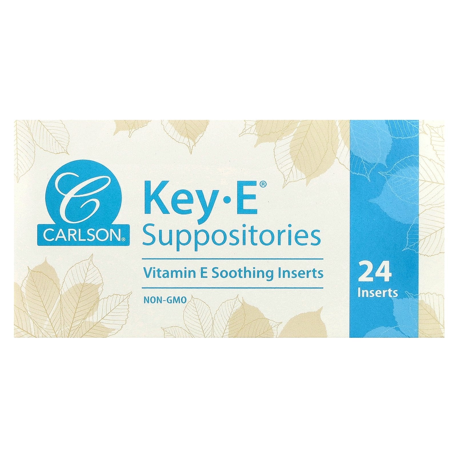 Supositorios Carlson Key-e 24 Insertos - Venta Internacional.