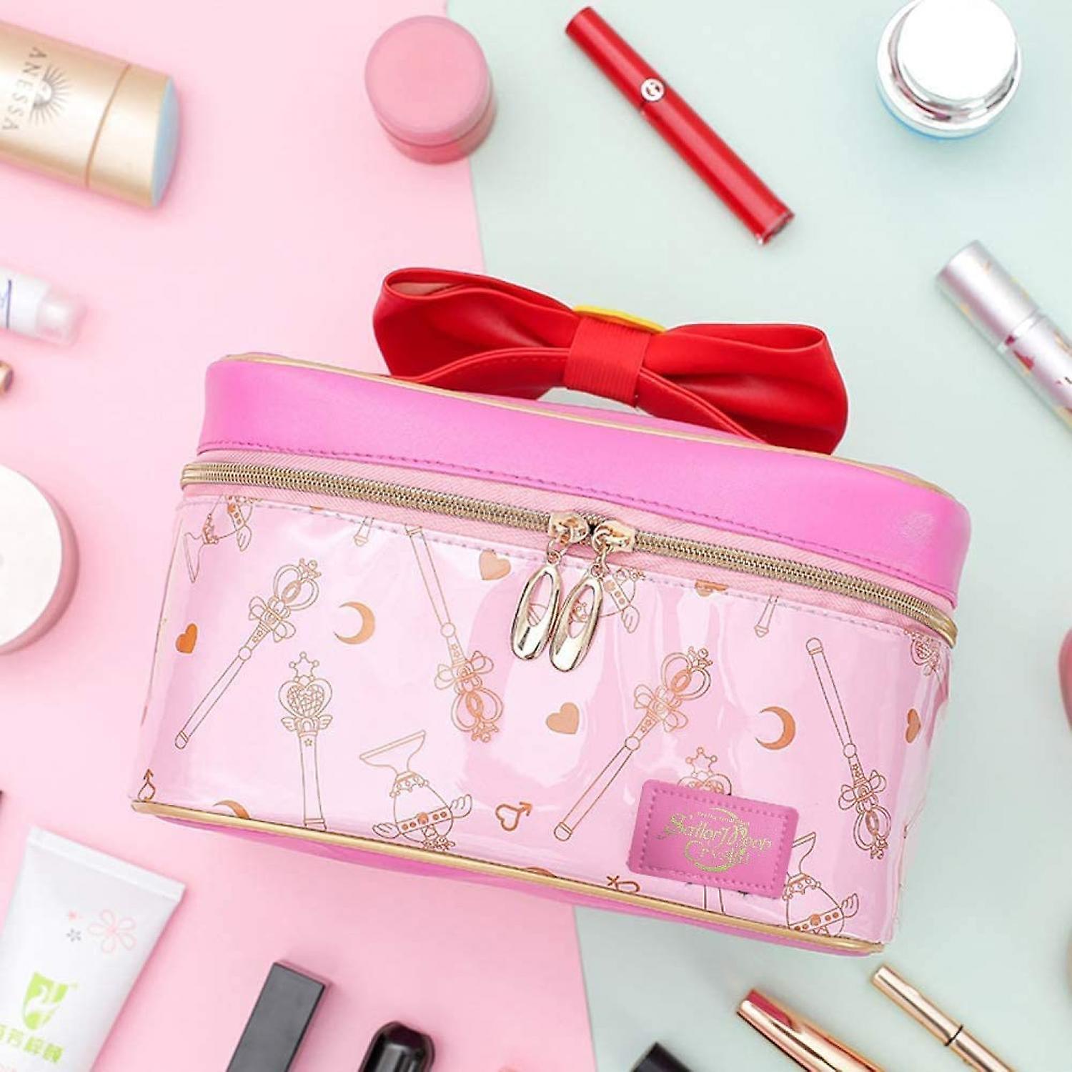 Foto 3 pulgar | Bolsa De Maquillaje Huoguo Sailor Moon Portátil De Viaje Impermeable - Venta Internacional.
