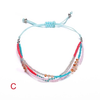 Foto 2 | Pulsera Huoguo Personality Bohemia Tejida A Mano Cuerda De Algodón - Venta Internacional.