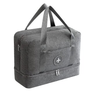 Foto 1 | Bolsa De Ropa De Viaje Separación Seca Y Húmeda Gris Huoguo - Venta Internacional.