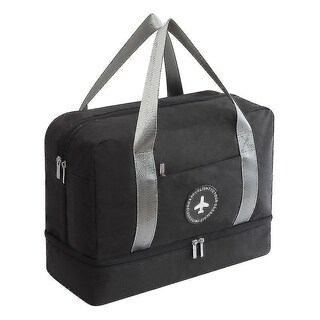 Foto 2 | Bolsa De Ropa De Viaje Separación Seca Y Húmeda Gris Huoguo - Venta Internacional.
