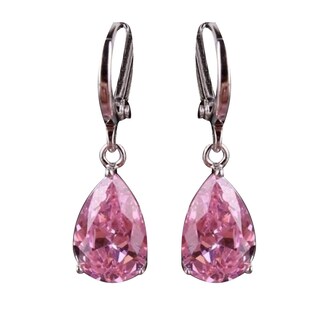 Foto 2 | Pendientes Huoguo Fashion Con Forma De Gota De Agua Con Forma De Diamante Colorido - Venta Internacional.