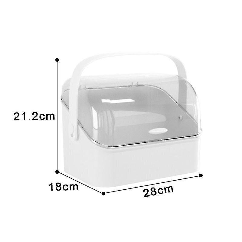 Foto 2 | Organizador De Almacenamiento De Cosméticos Huoguo  Blanco  De Desk Accessories - Venta Internacional.