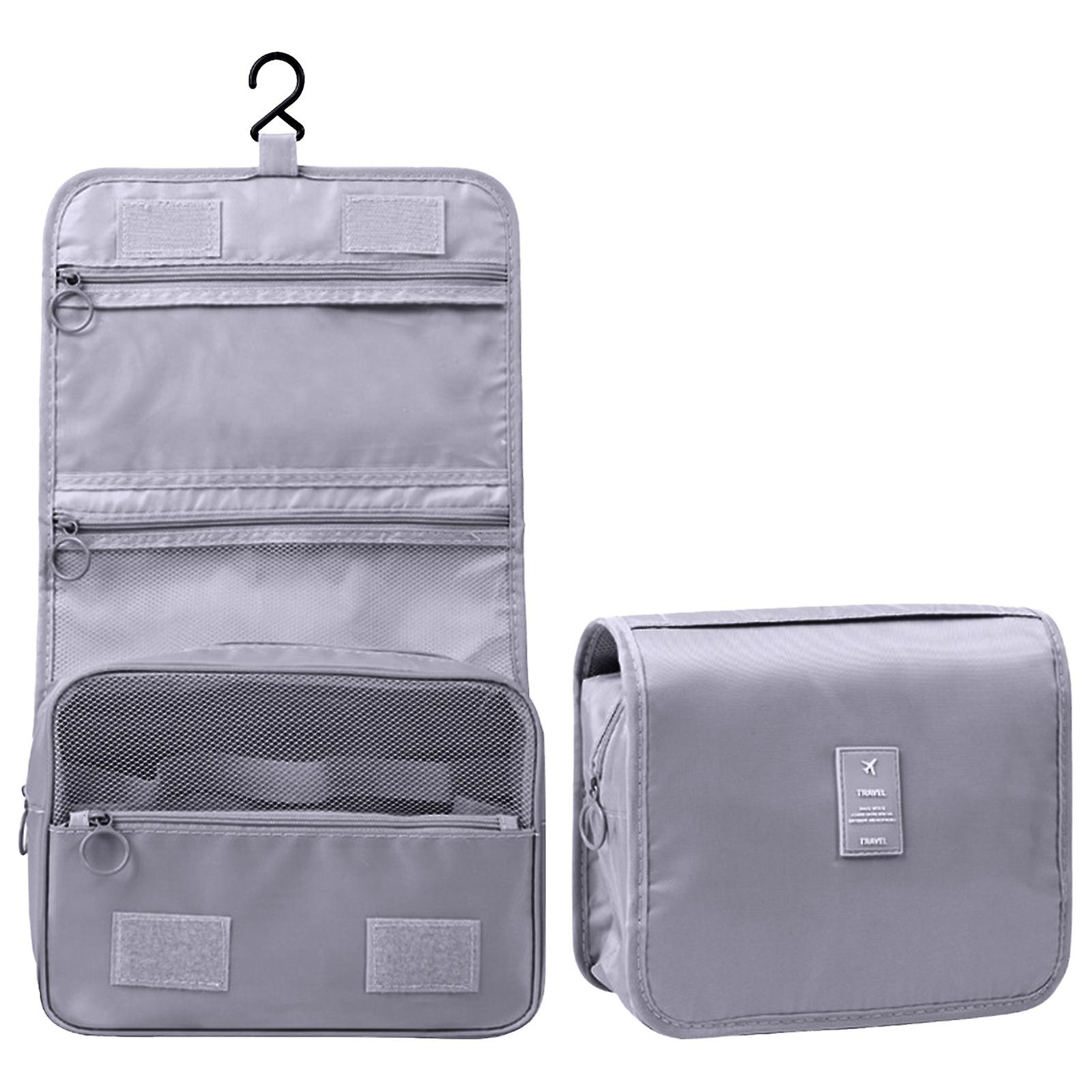 Foto 2 pulgar | Neceser Colgante Huoguo  Organizador De Cosméticos Grande  Gris - Venta Internacional.