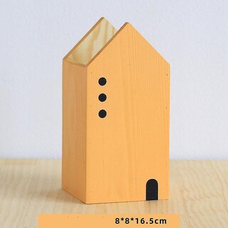 Foto 3 | Tarjetero Creative Color House Shape Wood - Venta Internacional.