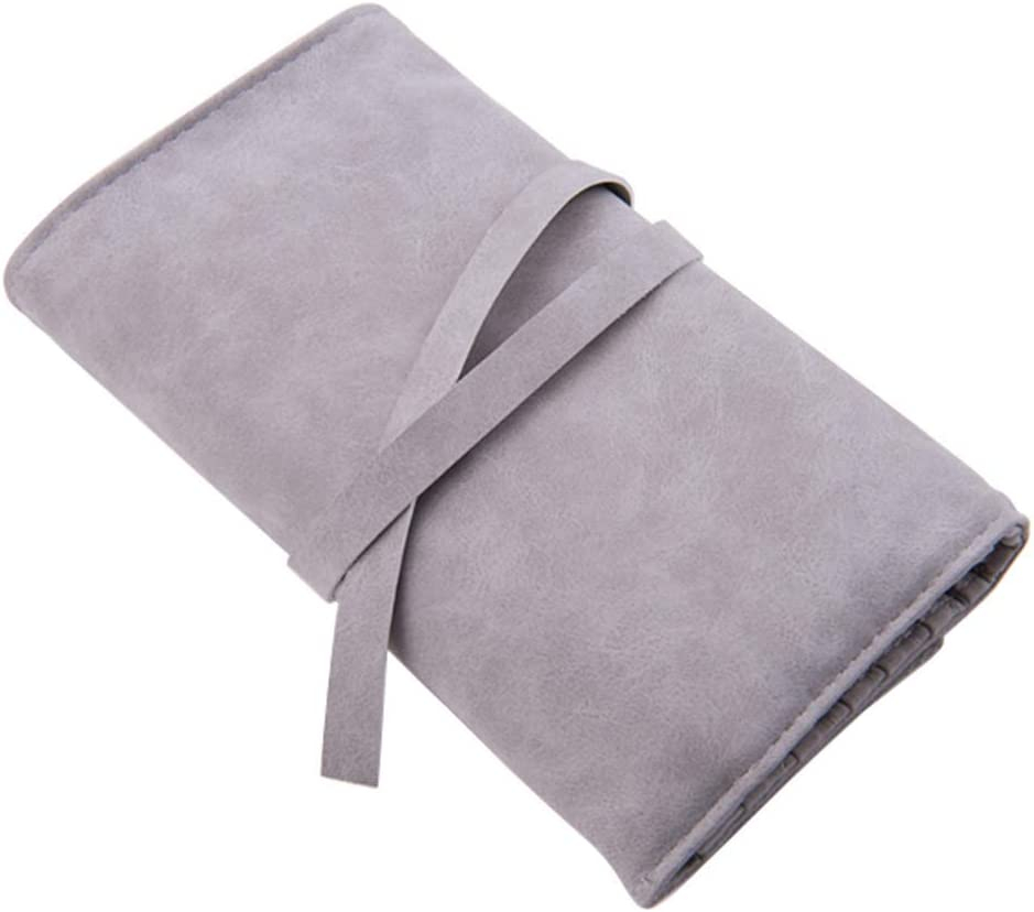 Foto 2 pulgar | Estuche Enrollable Para Brochas De Maquillaje Huoguo  14 Bolsillos  Gris - Venta Internacional.