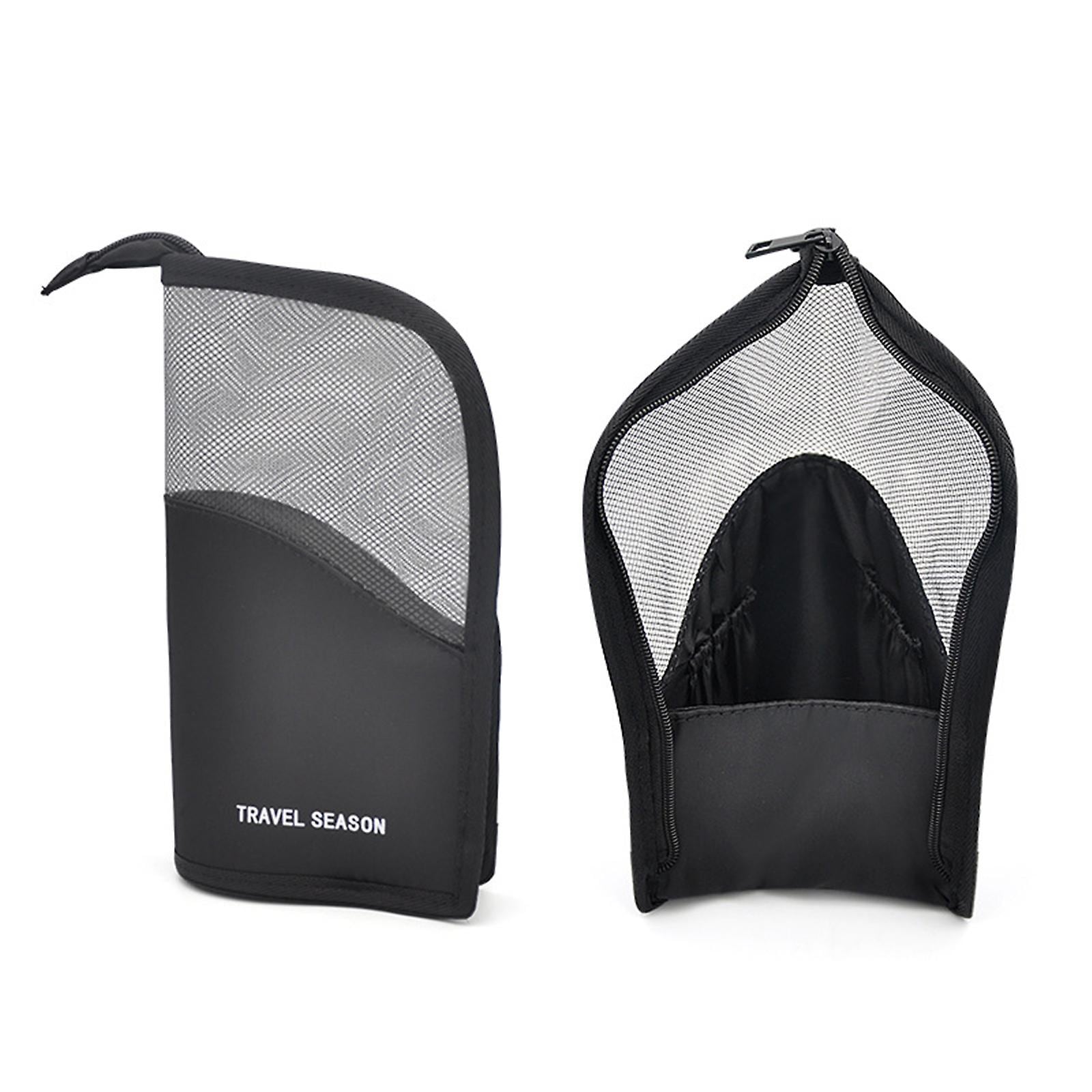 Bolsa Organizadora De Brochas De Maquillaje Huoguo De Alta Capacidad Negra - Venta Internacional. $446